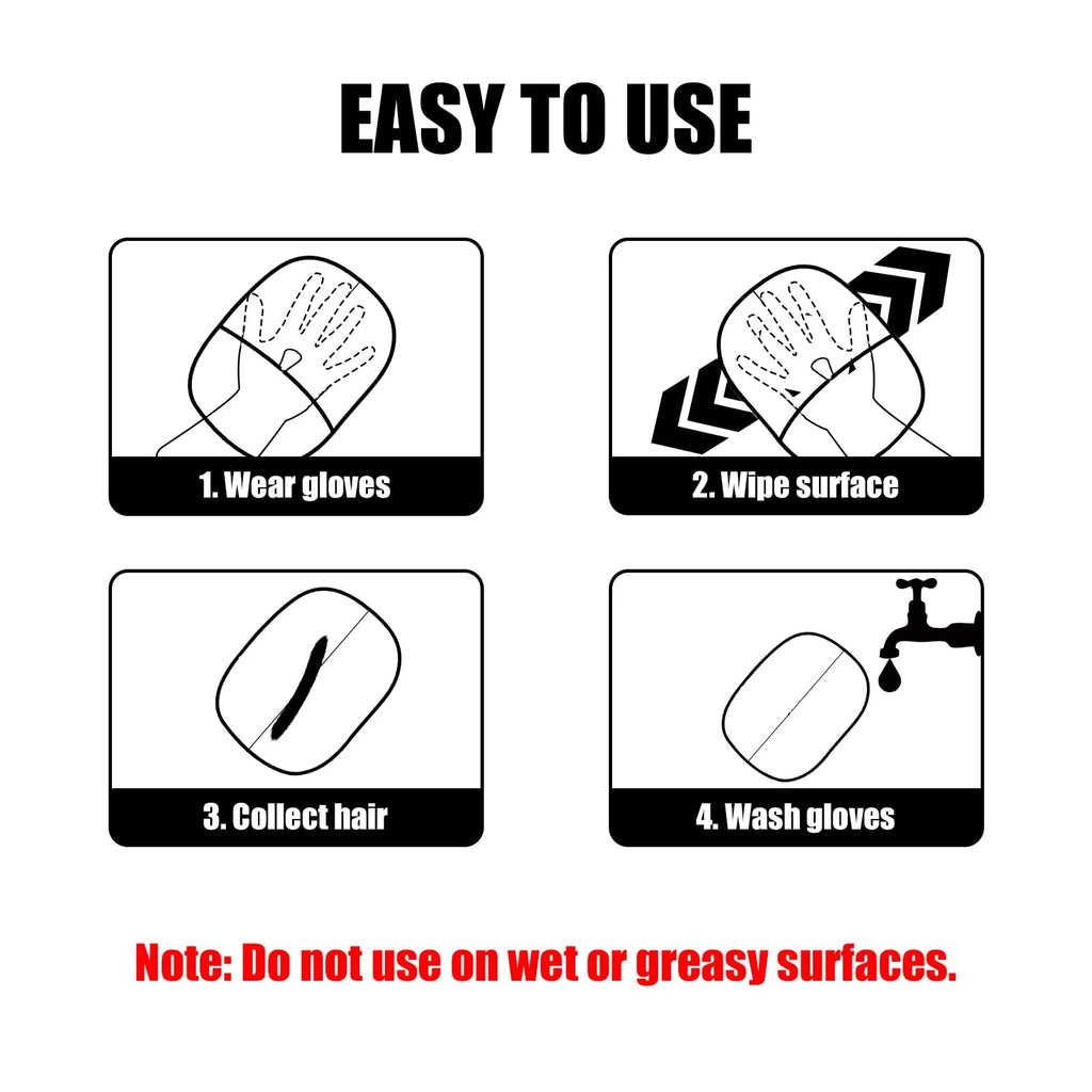 Magic Brush Pet Hair Remover Tool for Clothing, Couch, Carpet, Car Seat